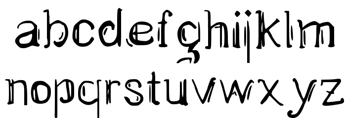 Sheffre Omega Regular Font LOWERCASE