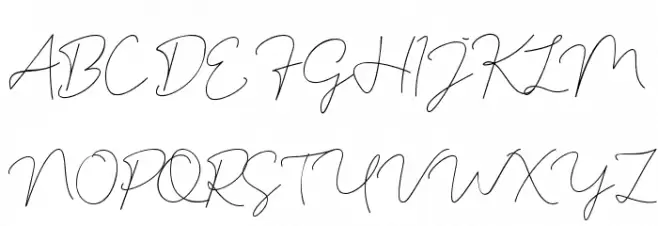 Shefiratte Schriftart Groß