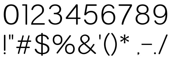 Shega Font OTHER CHARS
