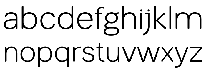 Shega Font LOWERCASE