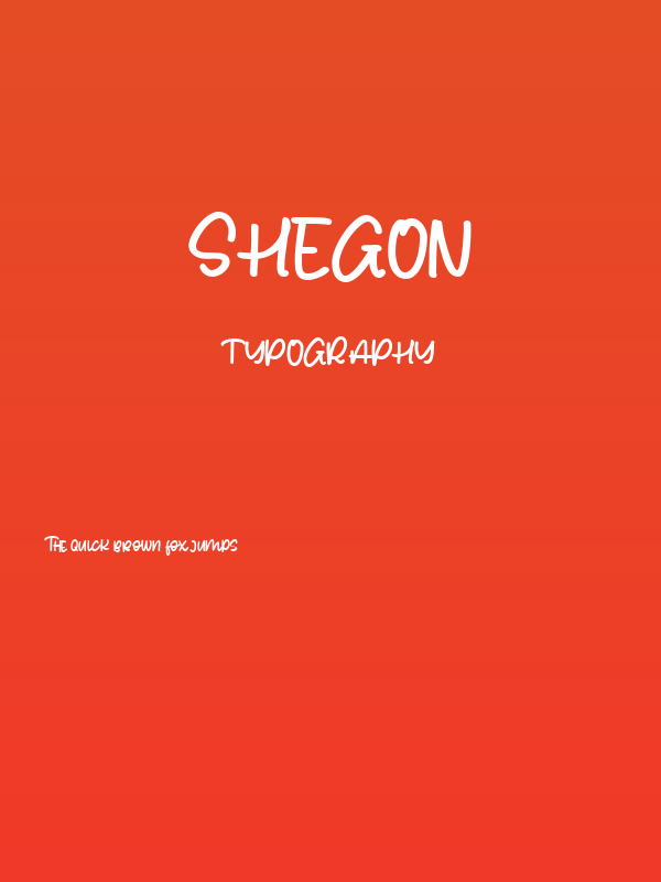 Shegon Poster