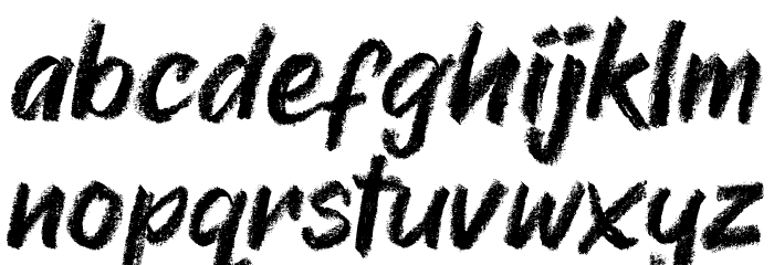 Sheila Crayon Font LOWERCASE