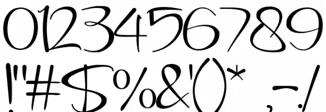 Sheila Font OTHER CHARS