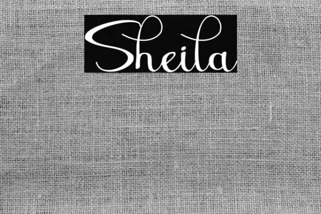 Sheila Font examples