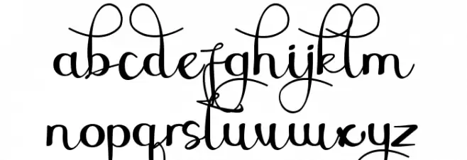 Sheila 字体 小写