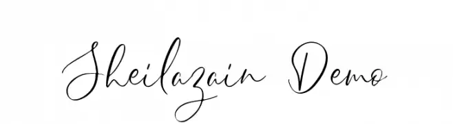 Sheilazain Demo  Frei Schriftart Herunterladen
