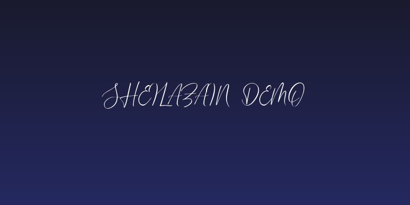 Sheilazain Demo Social Header