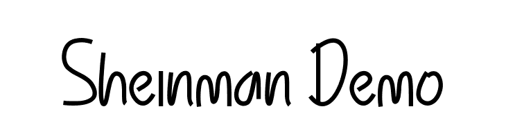 Sheinman Demo Шрифта