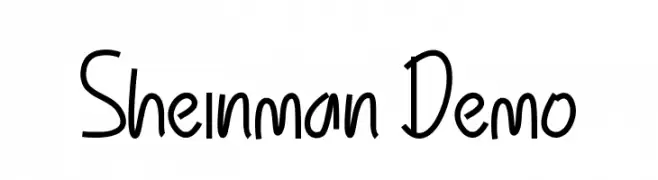 Sheinman Demo  Frei Schriftart Herunterladen