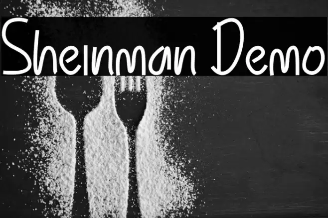 Sheinman Demo Шрифта examples