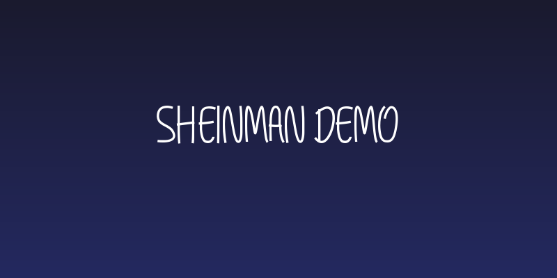 Sheinman Demo Social Header