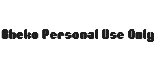 Sheko Personal Use Only Logo