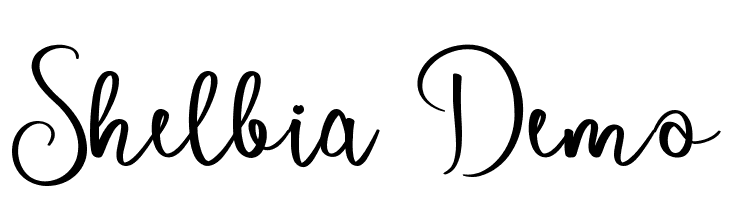 Shelbia Demo  Frei Schriftart Herunterladen