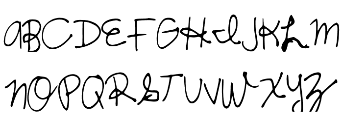 ShelbyCursive Caratteri MAIUSCOLE