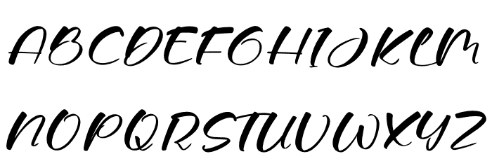 Shelbya 字体 大写