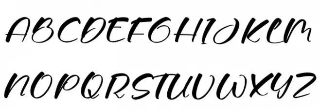 Shelbya Schriftart Groß