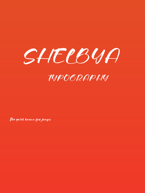 Shelbya Poster