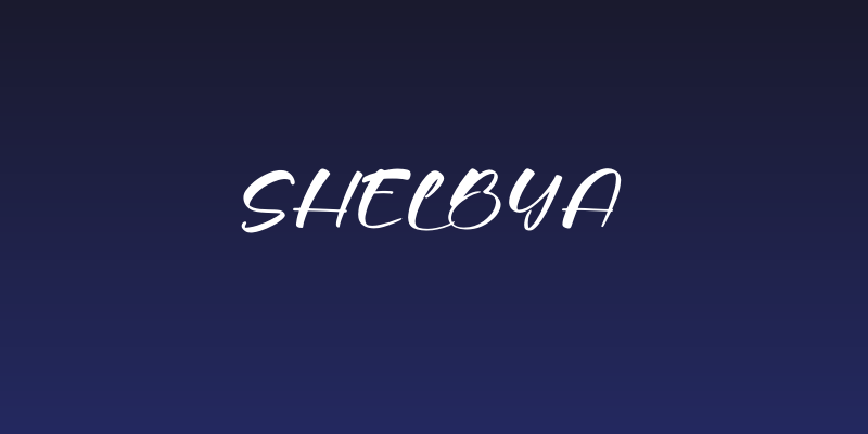 Shelbya Social Header