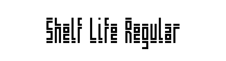 Shelf Life Regular  免费字体下载