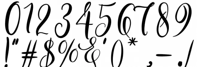 Sheline Font OTHER CHARS