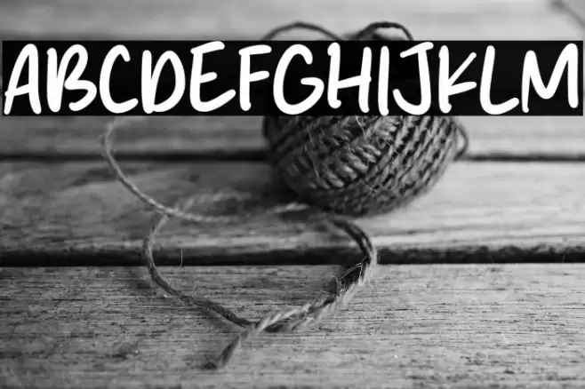 Shell Crabs Font examples