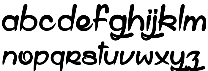 Shell Gate Font LOWERCASE