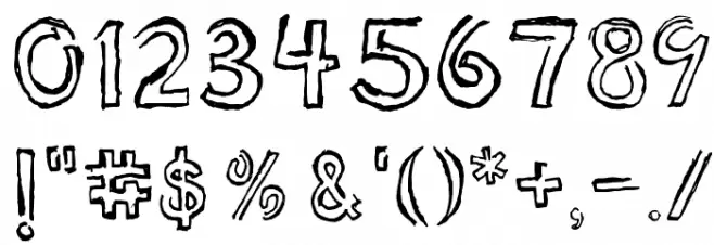 Shell Museum Regular Font OTHER CHARS