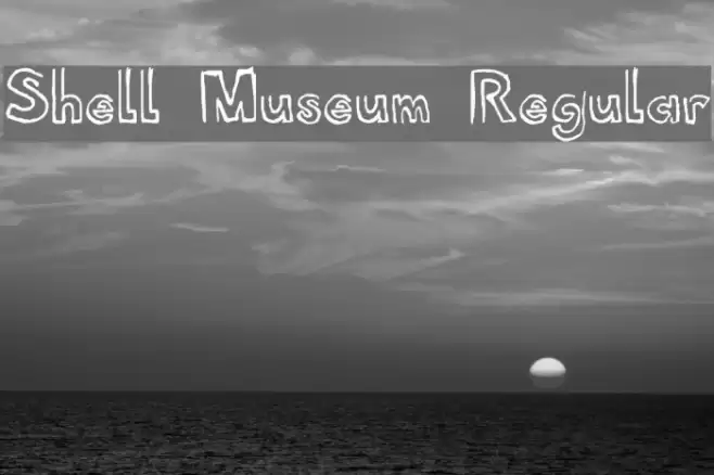 Shell Museum Regular Font examples