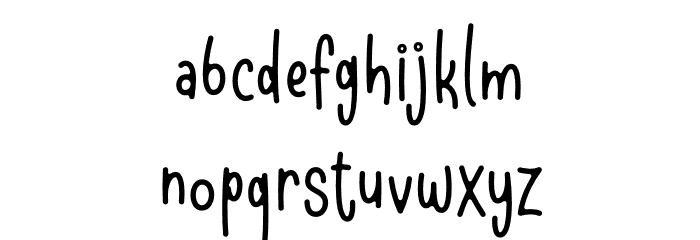 Shell & fish Demo Font LOWERCASE