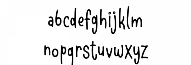 Shell & fish Demo Fonte MINÚSCULAS