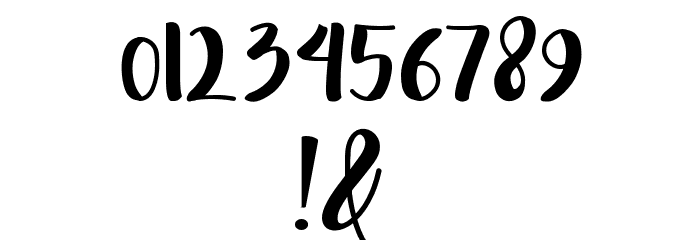 Shella - Clean Version Font OTHER CHARS