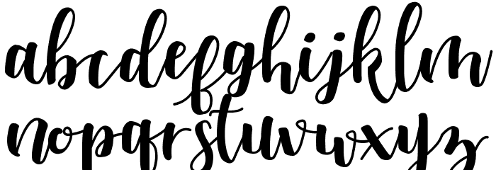 Shella - Clean Version Font LOWERCASE