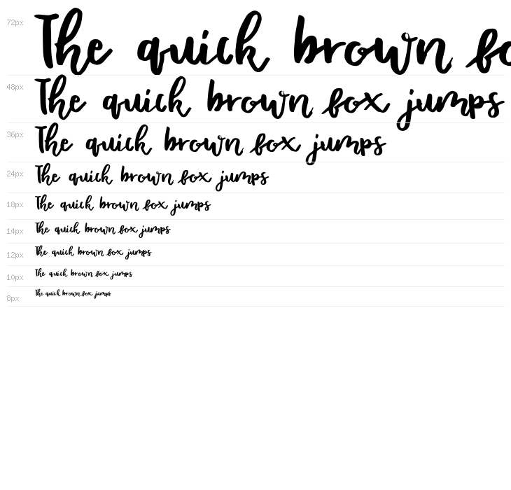 Shella Rough - Font Duo Waterfall