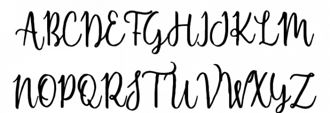 ShellaheraScriptDemo Schriftart Groß