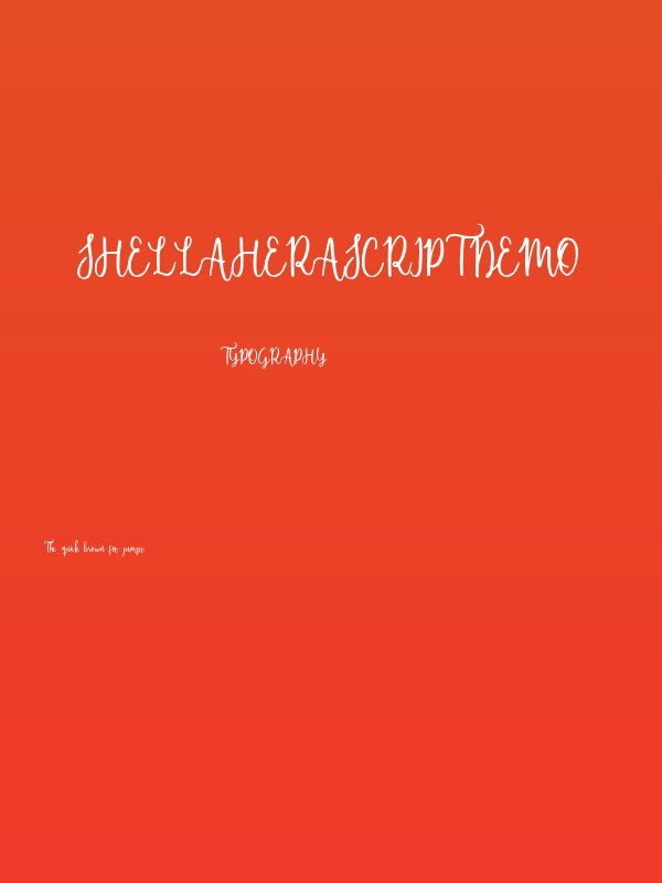 ShellaheraScriptDemo Poster