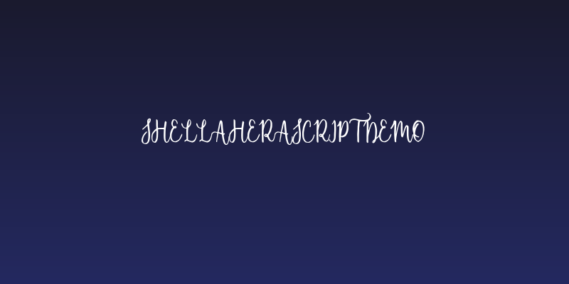 ShellaheraScriptDemo Social Header