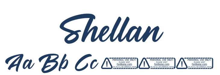 Shellan Font Preview