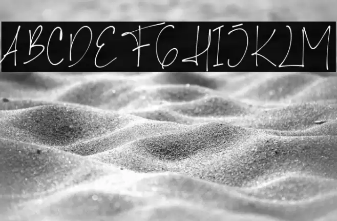 Shellana Demo Font examples