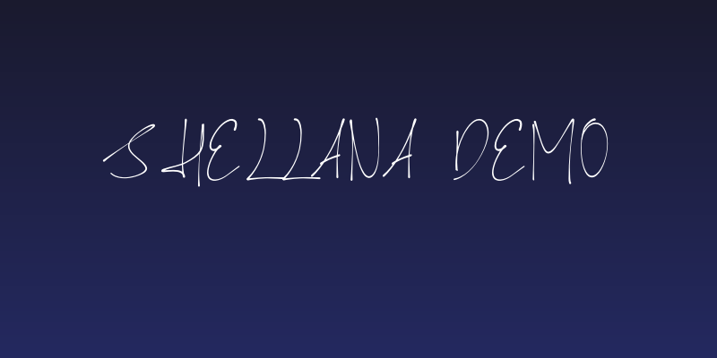 Shellana Demo Social Header