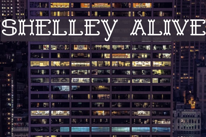 Shelley Alive Example 1