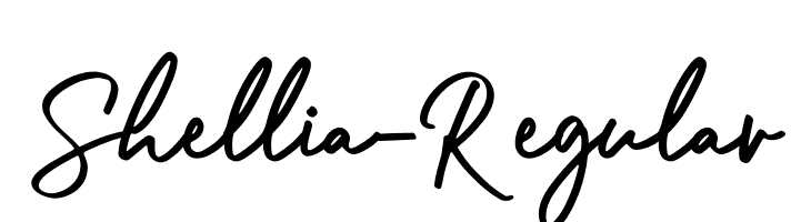Shellia-Regular  免费字体下载