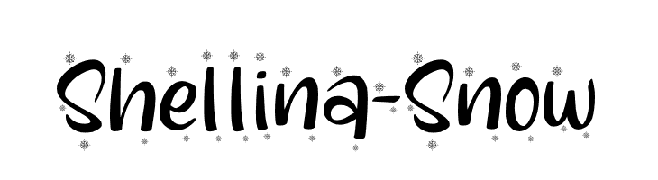Shellina-Snow  Fuentes Gratis Descargar