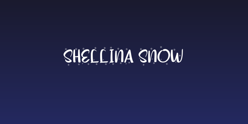 Shellina Snow Social Header