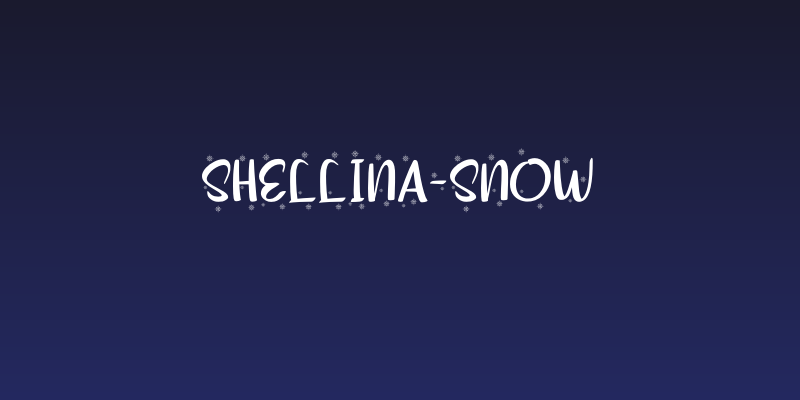 Shellina-Snow Social Header