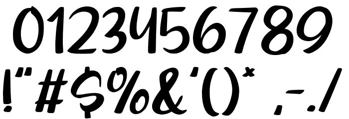 Shellina Font OTHER CHARS
