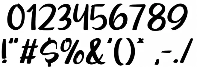 Shellina Font OTHER CHARS