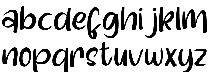 Shellina Font LOWERCASE