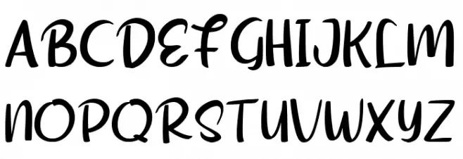 Shellina Schriftart Groß