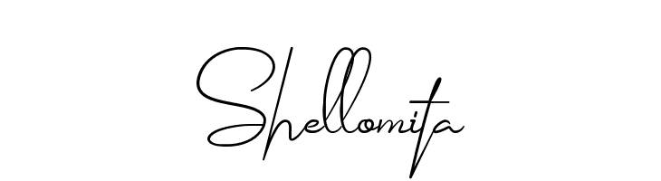 Shellomita  フリーフォントのダウンロード