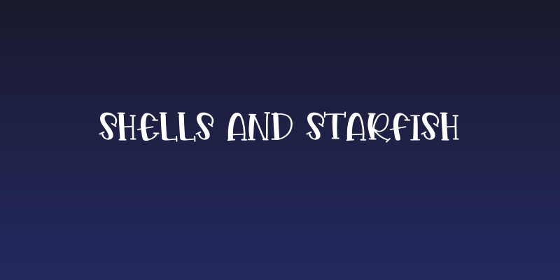 Shells And Starfish Social Header